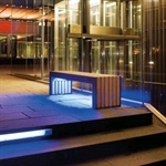 Bank PLAZA mit LED
