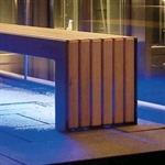 Bank PLAZA mit LED