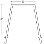 Anlehnbügel COSO LED PV