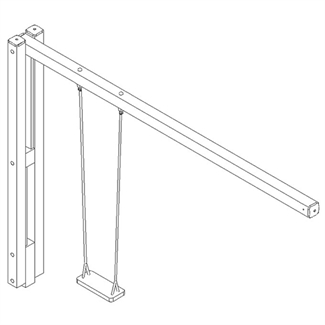 Bilder von 1-Fach Schaukel gerade Anbau