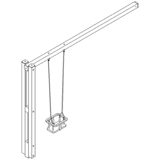 Bilder von 1-Fach Schaukel mit Babysitz