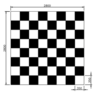 Bilder von Spielfläche «Schach» und «Dame»