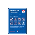 Bilder von Spielplatztafel klein, für Signalständer