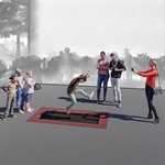 Trampolin colortramp® «L»