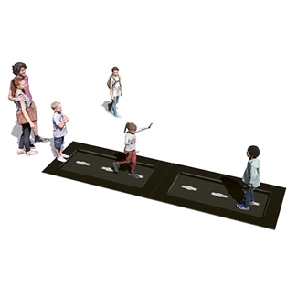 Bilder von Trampolin colortramp® «double-fun L»