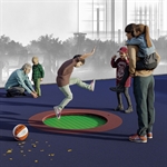 Trampolin colortramp® «Pi»