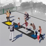 Trampolin variotramp «pure-fun Variante 3»