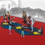 Trampolin modutramp® «crossover»